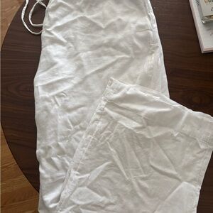 NWT ABERCROMBIE Linen-Blend Pull On Pant